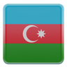 azerbaijan flag 3d illustration