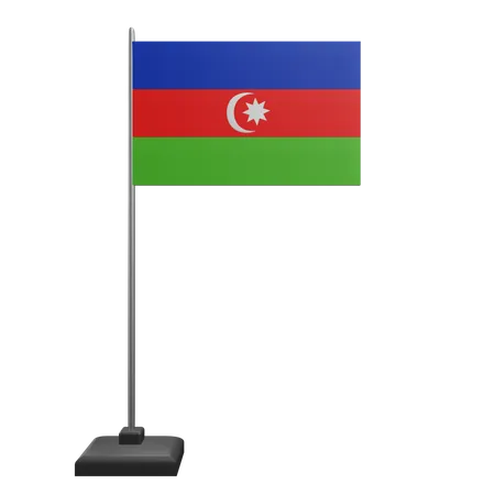 アゼルバイジャンの国旗  3D Icon