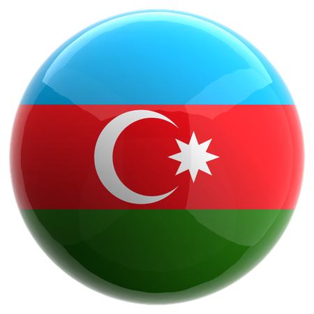 Azerbaijão  3D Icon