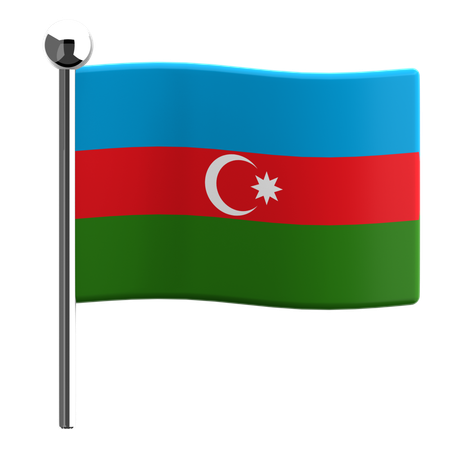 Azerbaijão  3D Icon