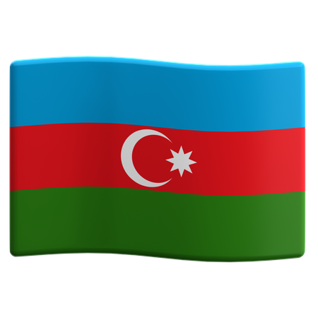 Azerbaijão  3D Icon