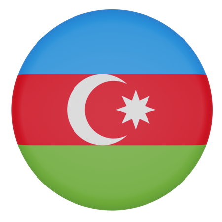 Azerbaijão  3D Icon