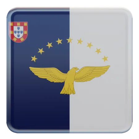 Azores Flag  3D Flag