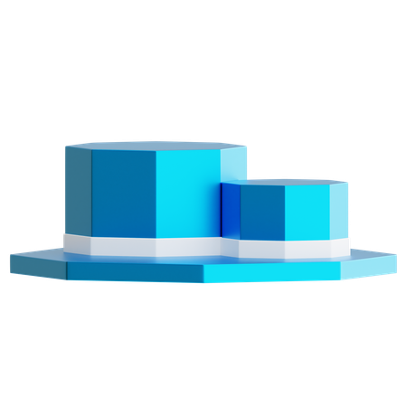 Azul  3D Icon