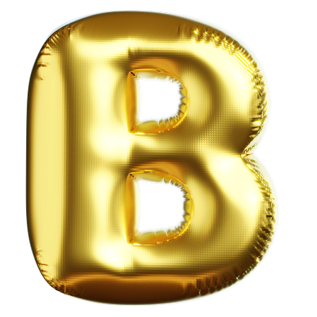 B  3D Icon