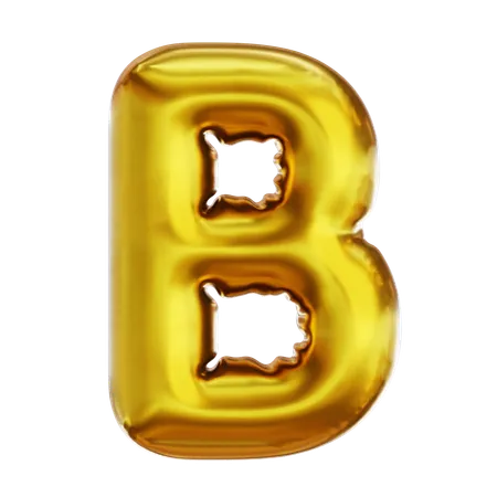 B  3D Icon