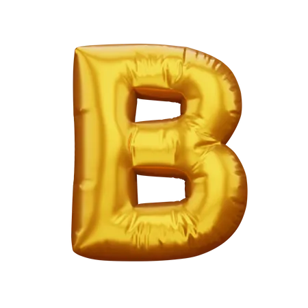 B  3D Icon