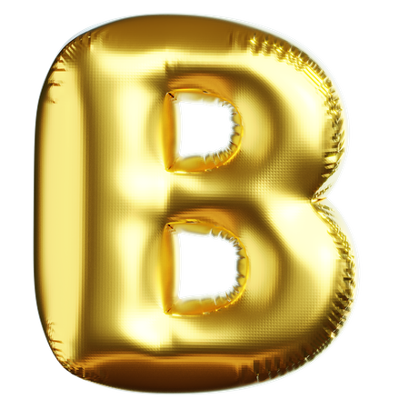 B  3D Icon