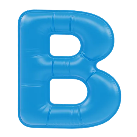 B  3D Icon