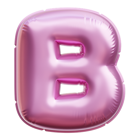 알파벳 b  3D Icon