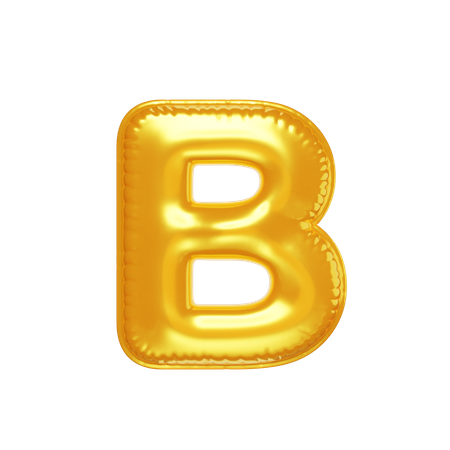 B  3D Icon