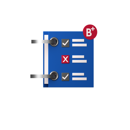 B グレード レポート  3D Icon