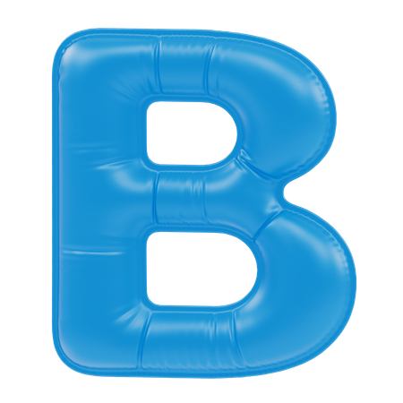 B  3D Icon