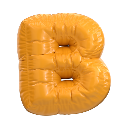 B Alphabet  3D Icon