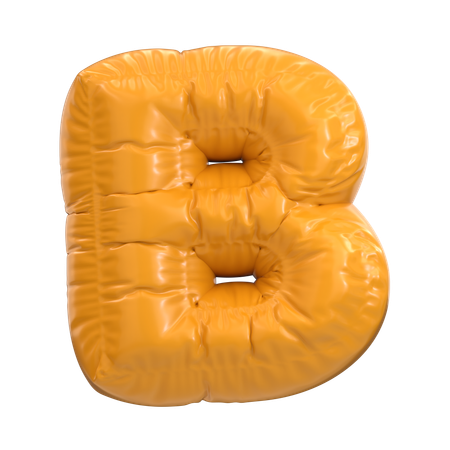 B Alphabet  3D Icon