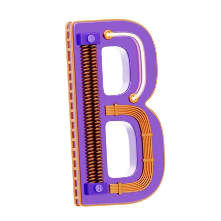 Buchstabe b  3D Icon