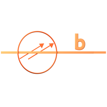 B Cladding Diameter  3D Icon