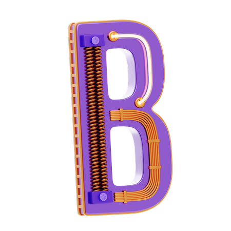 Letra b  3D Icon