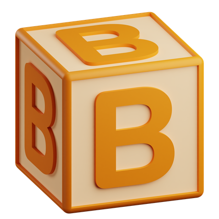 Letra b  3D Icon