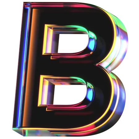 Letra b  3D Icon