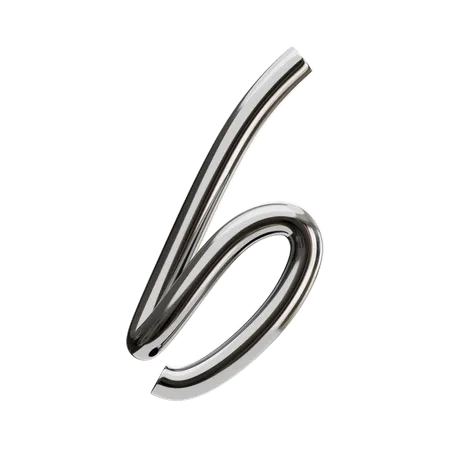 B Letter  3D Icon