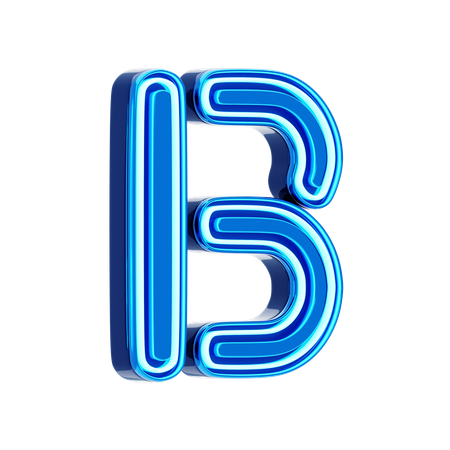 B Letter  3D Icon