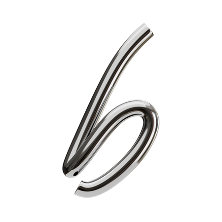 B Letter  3D Icon