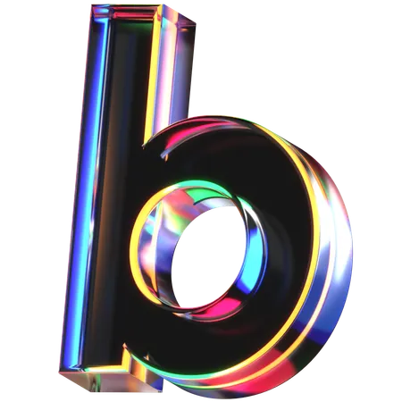 B Letter  3D Icon