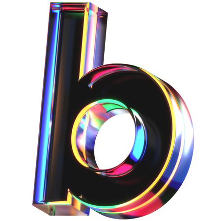 B Letter  3D Icon