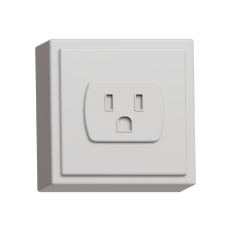 B Type Socket  3D Icon