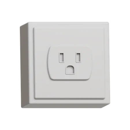 B Type Socket  3D Icon