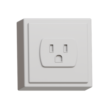 B Type Socket  3D Icon