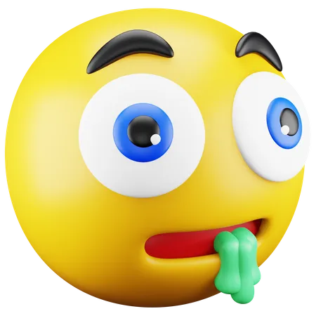 Emoji babeando  3D Icon