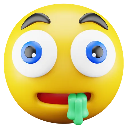 Emoji babeando  3D Icon