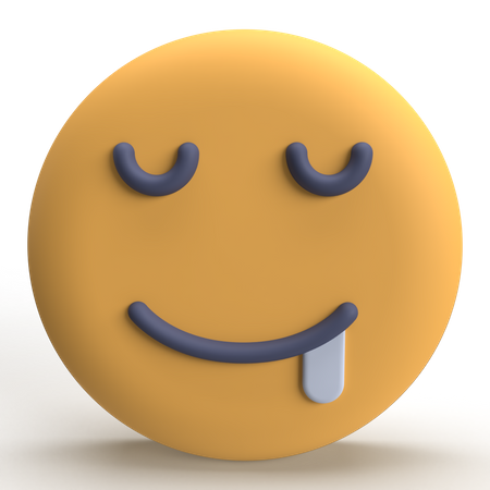 Emoji babeando  3D Icon