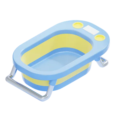 Baby bath tub  3D Icon