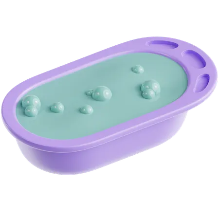 Baby Bath Tub  3D Icon