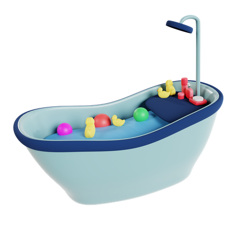 Baby Bath Tub  3D Icon