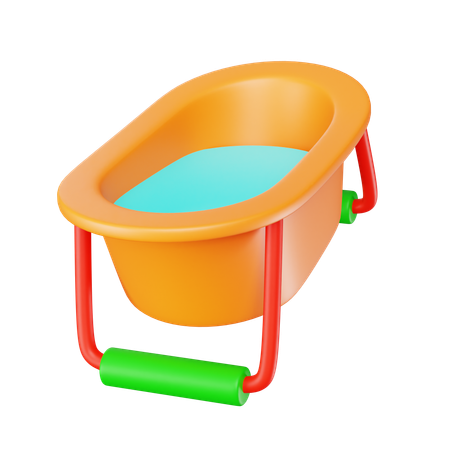 아기 욕조  3D Icon