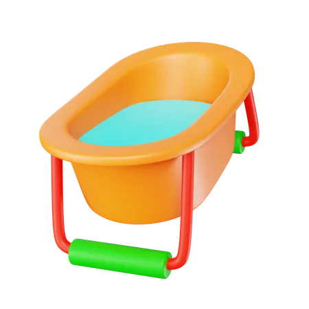 아기 욕조  3D Icon
