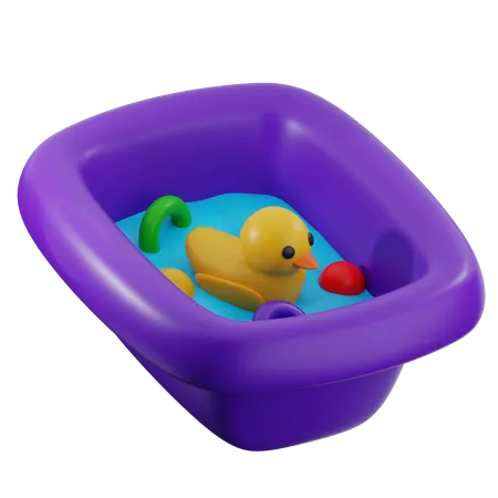 Baby Bathtub  3D Icon