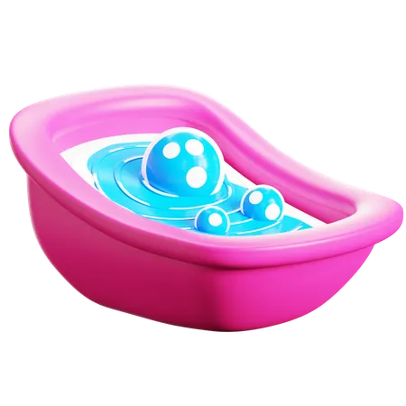 Baby Bathtub  3D Icon
