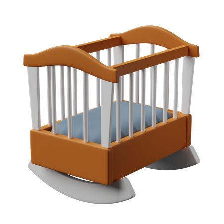 Baby Bed  3D Icon