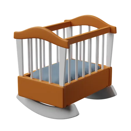 Baby Bed  3D Icon