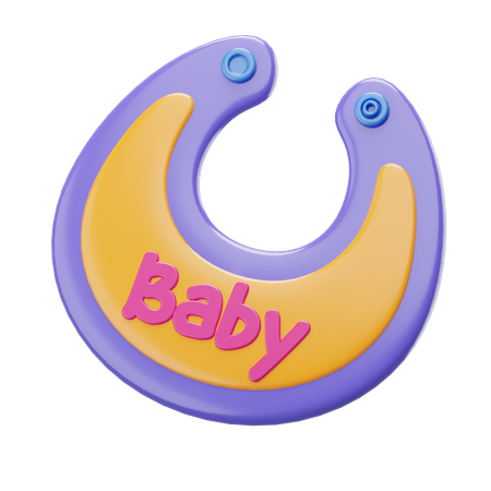 Baby bib  3D Icon