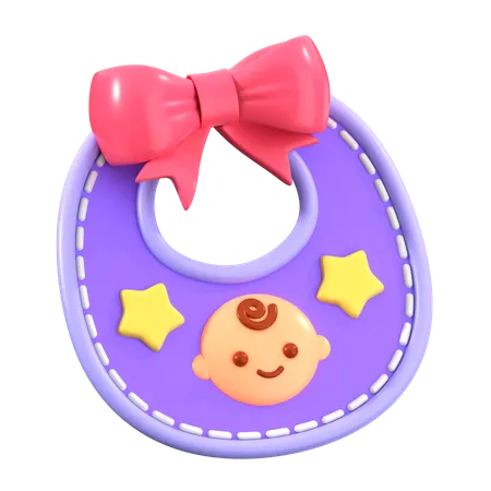Baby Bib  3D Icon