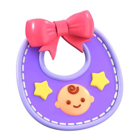 Baby Bib  3D Icon