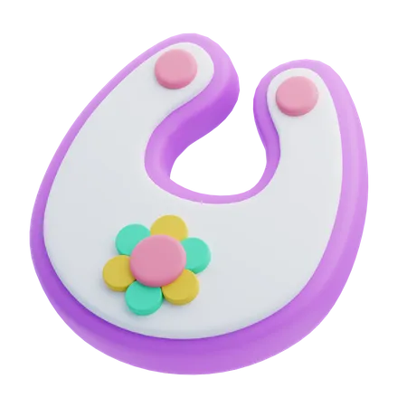 Baby Bib  3D Icon