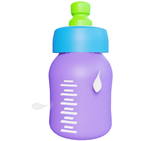 Baby bottle  3D Illustration