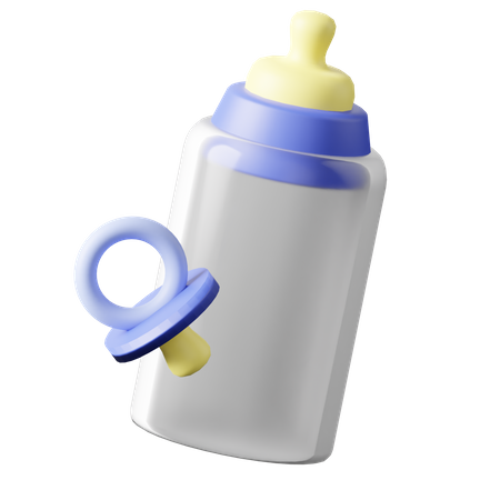 Baby Bottle 3D Illustration